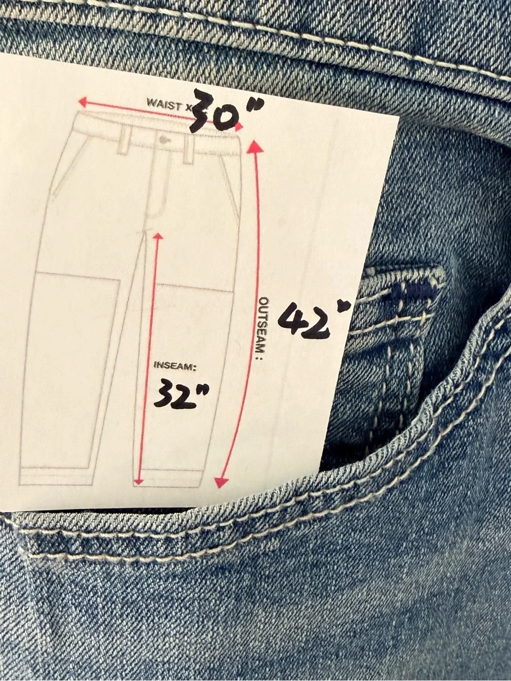 True Religion Men's GENO Relaxed Slim Fit Jeans Light Blue